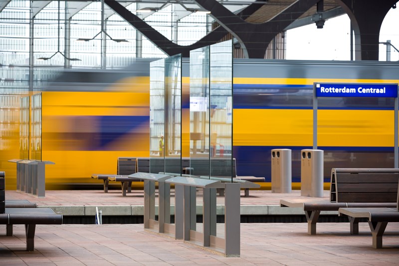 Epsilon Cities' infrastruktur på Rotterdam sentralstasjon for ProRail